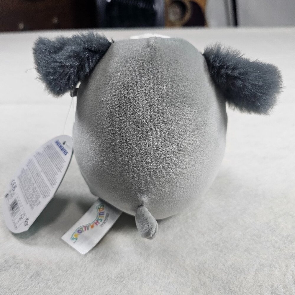 NWT Squishmallows Malu 5 inches Grey Shih Tzu Dog plush - Picture 2 of 2